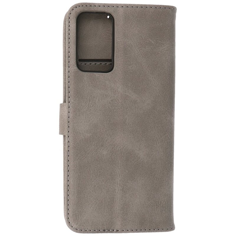 Bookstyle Wallet Cases Hülle für Oppo A54s Grau