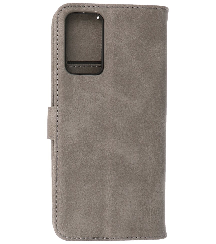 Bookstyle Wallet Cases Case for Oppo A54s Gray