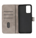 Bookstyle Wallet Cases Hülle für Oppo A54s Grau