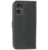 Bookstyle Wallet Cases Hülle für Oppo Reno 7 5G Schwarz