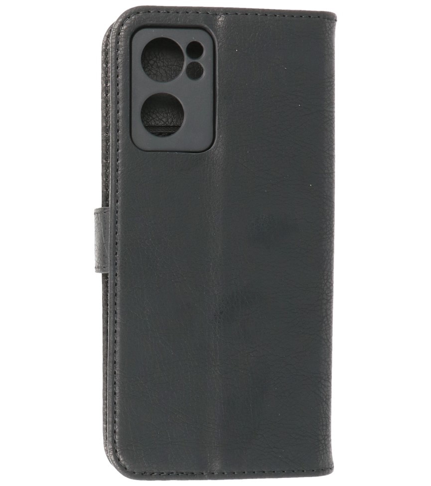 Bookstyle Wallet Cases Case for Oppo Reno 7 5G Black