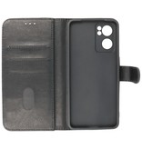 Bookstyle Wallet Cases Hülle für Oppo Reno 7 5G Schwarz