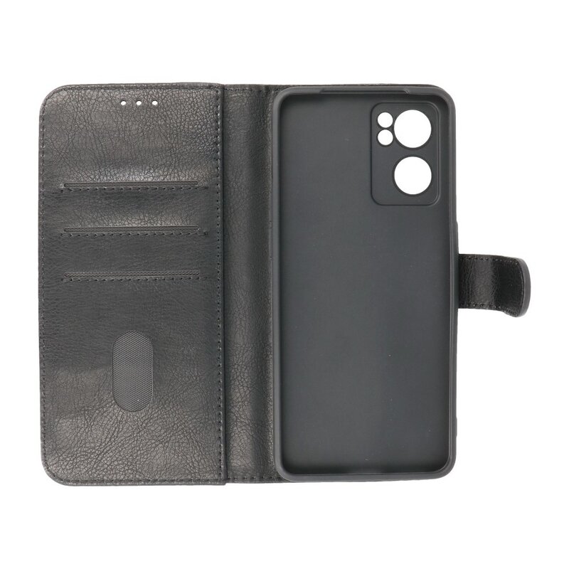 Bookstyle Wallet Cases Case for Oppo Reno 7 5G Black