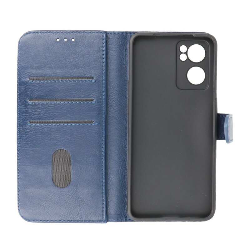 Bookstyle Wallet Cases Hülle für Oppo Reno 7 5G Navy