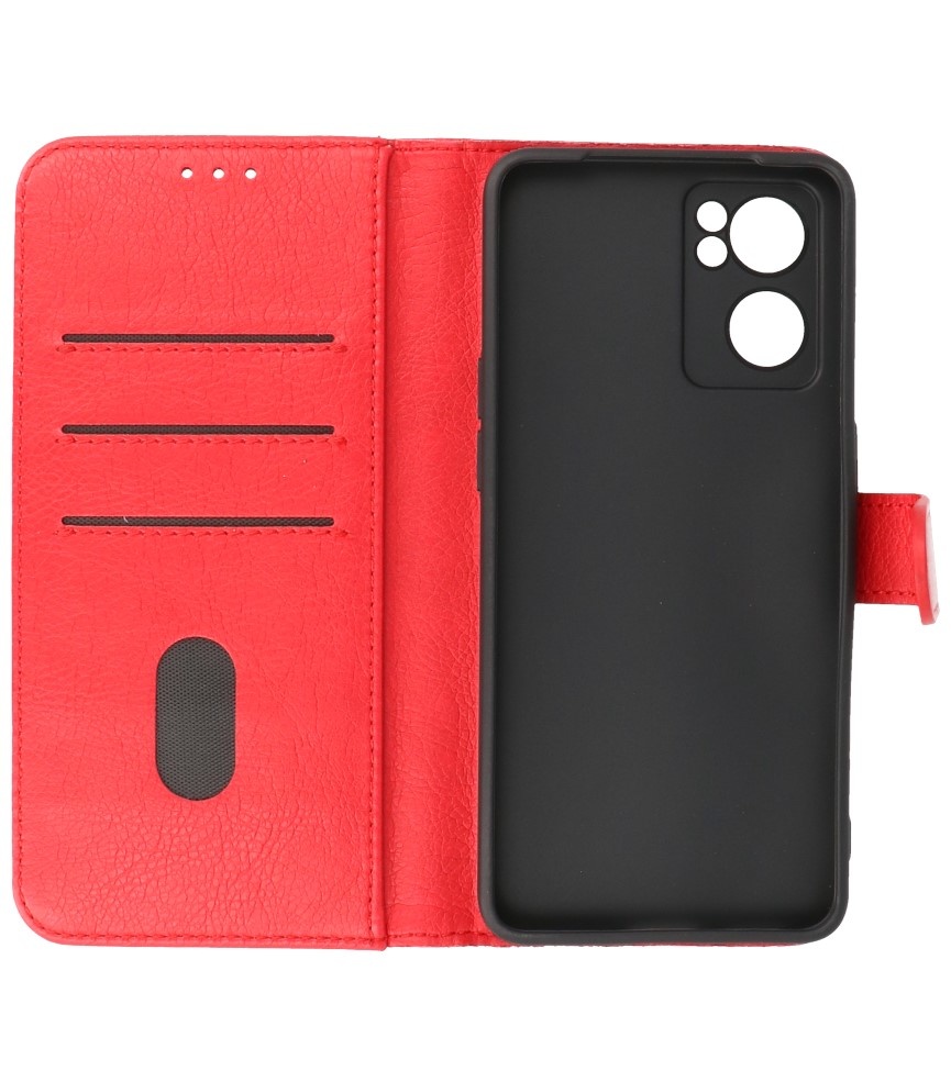 Bookstyle Wallet Cases Cover til Oppo Reno 7 5G Red