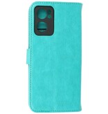 Bookstyle Wallet Cases Funda para Oppo Reno 7 5G Verde