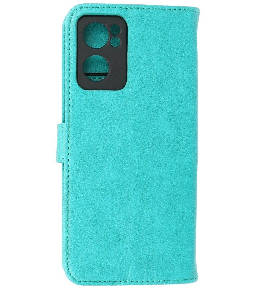 Bookstyle Wallet Cases Case for Oppo Reno 7 5G Green