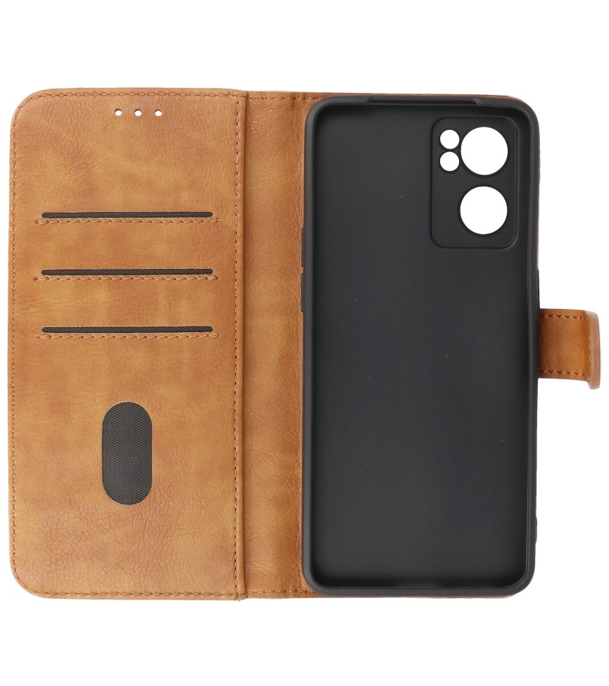 Bookstyle Wallet Cases Case for Oppo Reno 7 5G Brown