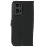 Bookstyle Wallet Cases Hülle für Oppo Reno 7 Pro 5G Schwarz