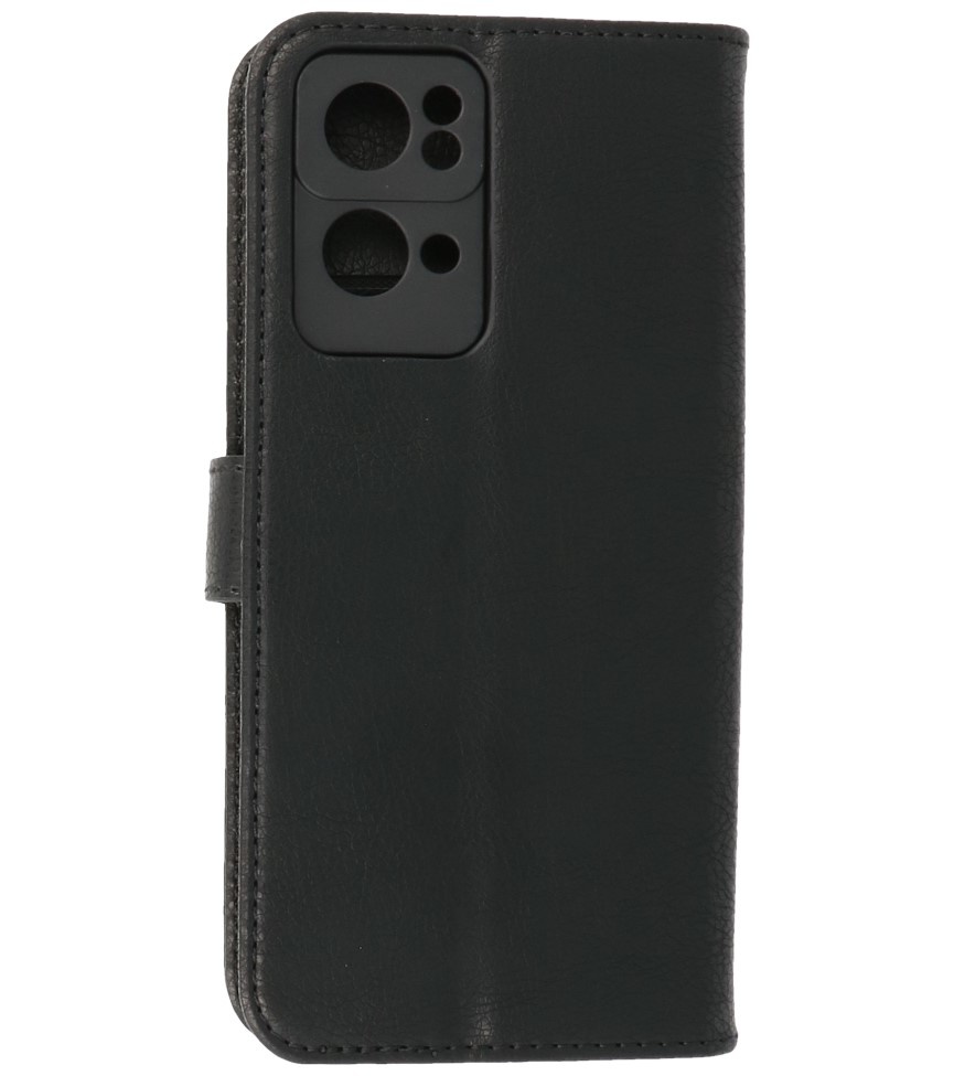 Bookstyle Wallet Cases Hoesje voor Oppo Reno 7 Pro 5G Zwart