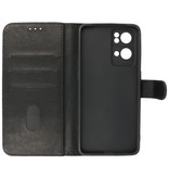 Bookstyle Wallet Cases Custodia per Oppo Reno 7 Pro 5G nera