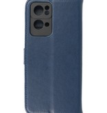 Bookstyle Wallet Cases Case for Oppo Reno 7 Pro 5G Navy