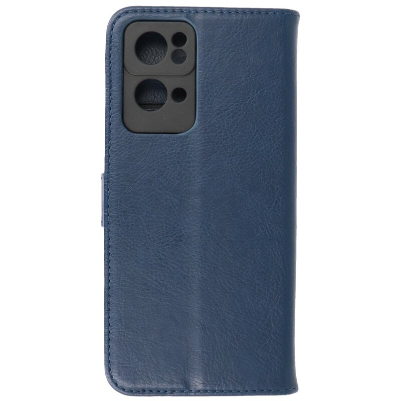 Bookstyle Wallet Cases Cover til Oppo Reno 7 Pro 5G Navy
