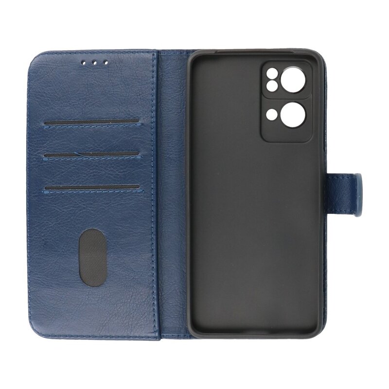 Bookstyle Wallet Cases Hoesje voor Oppo Reno 7 Pro 5G Navy