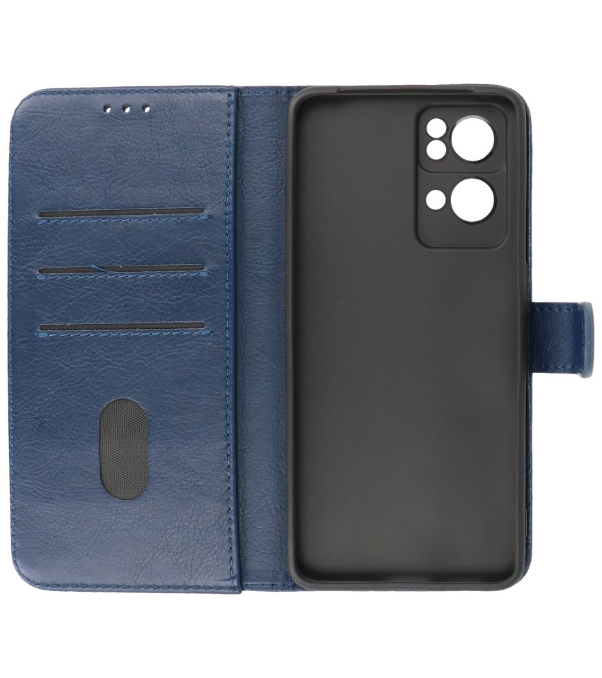 Bookstyle Wallet Cases Cover til Oppo Reno 7 Pro 5G Navy