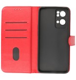 Bookstyle Wallet Cases Cover for Oppo Reno 7 Pro 5G Red