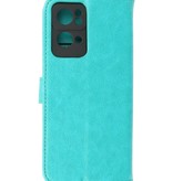 Bookstyle Wallet Cases Cover pour Oppo Reno 7 Pro 5G Vert