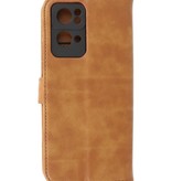Bookstyle Wallet Cases Case for Oppo Reno 7 Pro 5G Brown