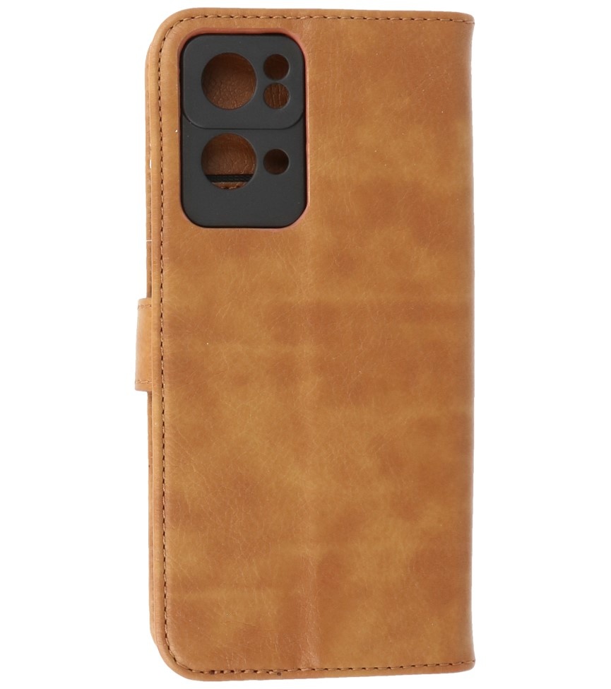 Bookstyle Wallet Cases Case for Oppo Reno 7 Pro 5G Brown