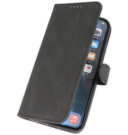 Wallet Cases Hülle für iPhone 12 - 12 Pro Schwarz