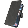 Wallet Cases Hoesje voor iPhone 12 - 12 Pro Zwart
