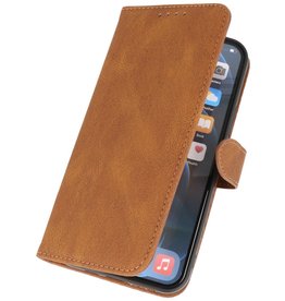 Wallet Cases Hoesje voor iPhone 12 - 12 Pro Bruin