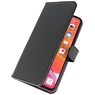 Echt Lederen Hoesje Wallet Case voor iPhone X - XS Zwart