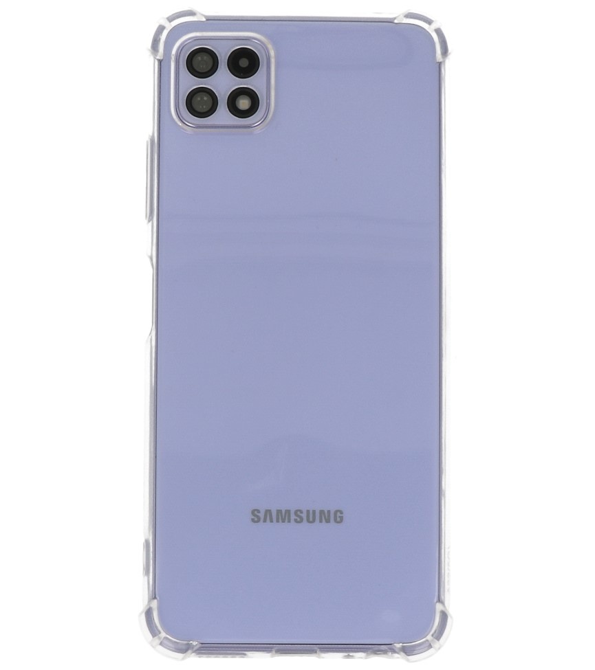 Custodia in TPU antiurto per Samsung Galaxy A22 5G trasparente