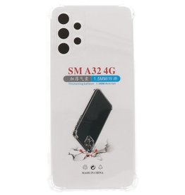 Stødsikker TPU-cover til Samsung Galaxy A32 4G Gennemsigtig