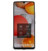 Stoßfeste TPU-Hülle für Samsung Galaxy A42 5G Transparent