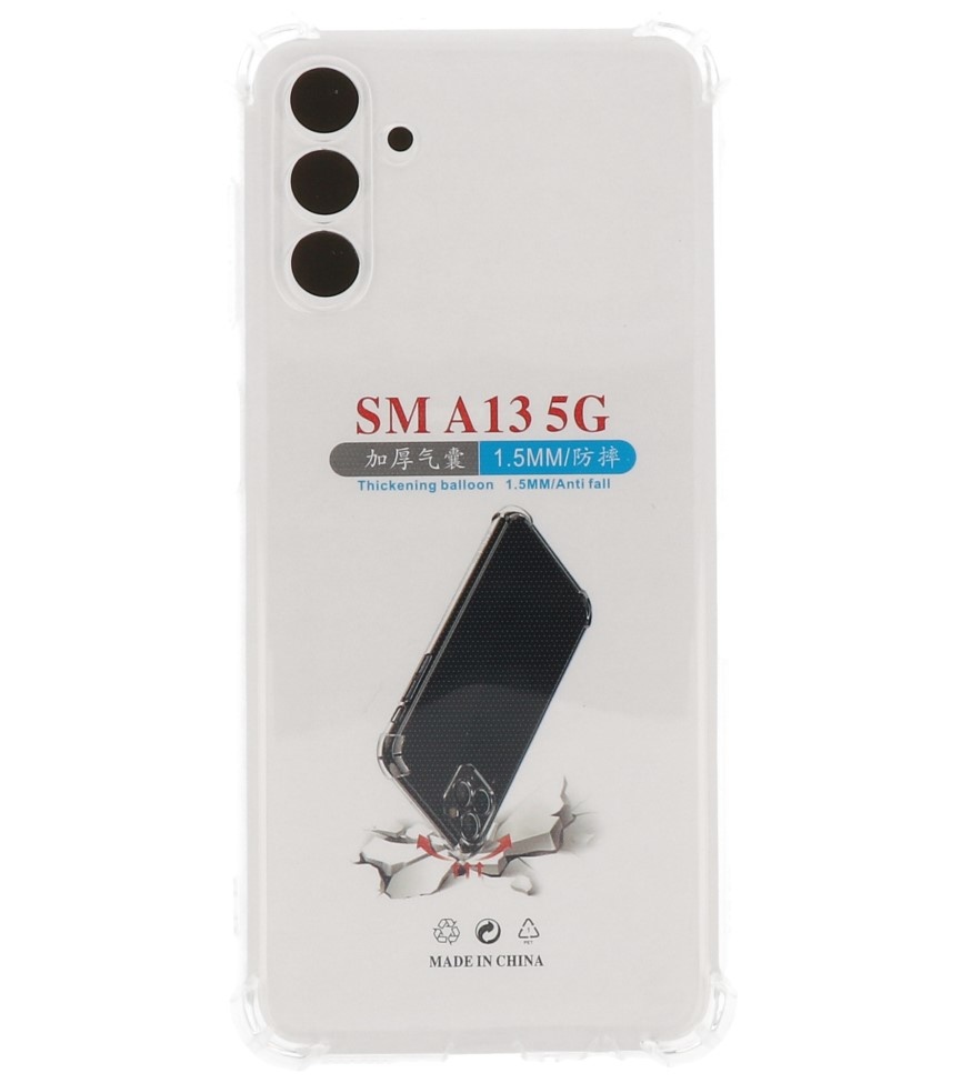 Funda de TPU a prueba de golpes para Samsung Galaxy A13 5G Transparente