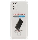Stoßfeste TPU-Hülle für Samsung Galaxy A02s Transparent