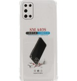 Stoßfeste TPU-Hülle für Samsung Galaxy A03s Transparent