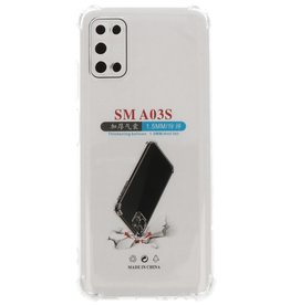 Funda de TPU a prueba de golpes para Samsung Galaxy A03s transparente