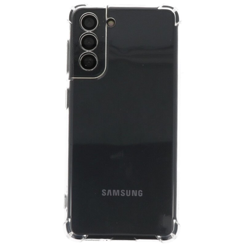 Funda de TPU a prueba de golpes para Samsung Galaxy S21 transparente