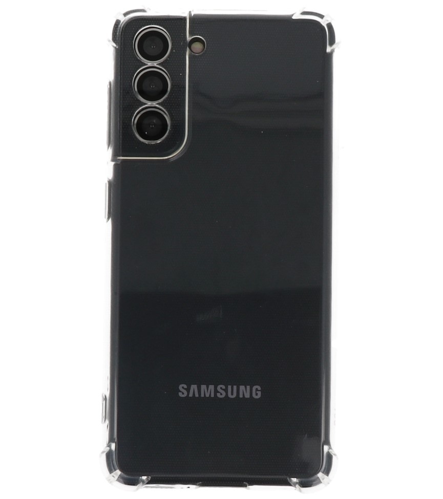 Stødsikker TPU-cover til Samsung Galaxy S21 Gennemsigtig