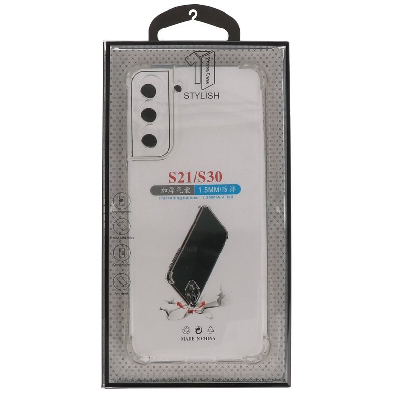 Shockproof TPU Case for Samsung Galaxy S21 Transparent
