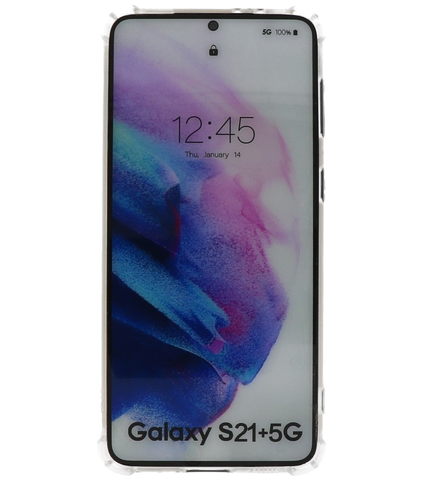 Schokbestendig TPU hoesje voor Samsung Galaxy S21 Plus Transparant