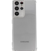 Schokbestendig TPU hoesje voor Samsung Galaxy S21 Ultra Transparant