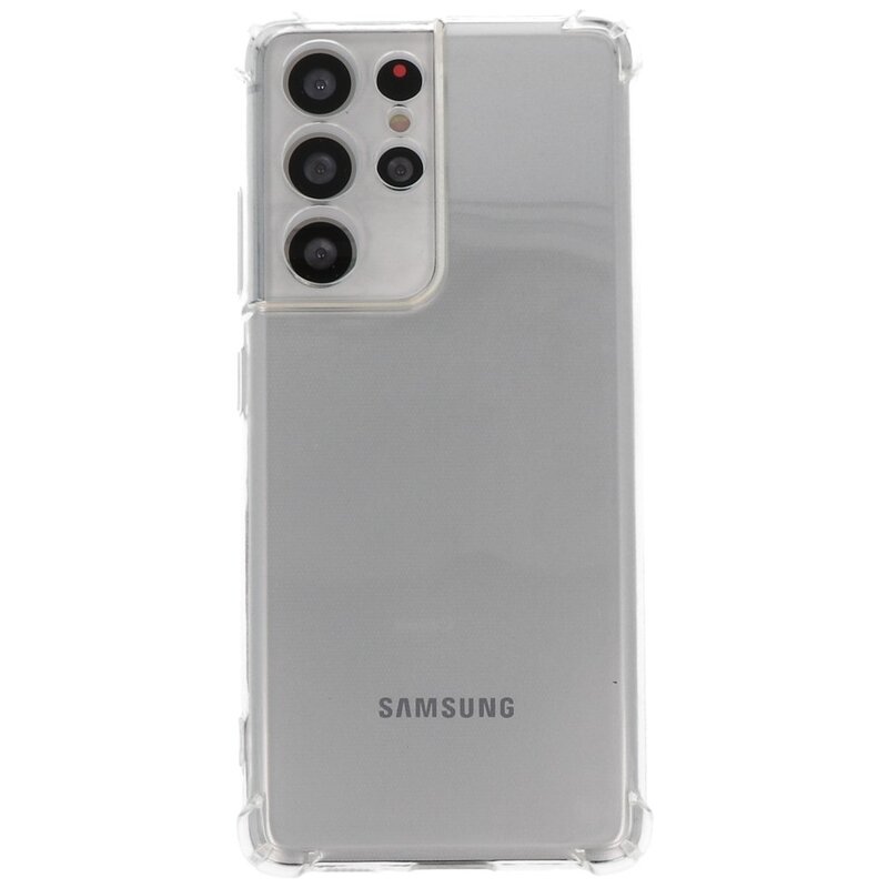 Shockproof TPU Case for Samsung Galaxy S21 Ultra Transparent