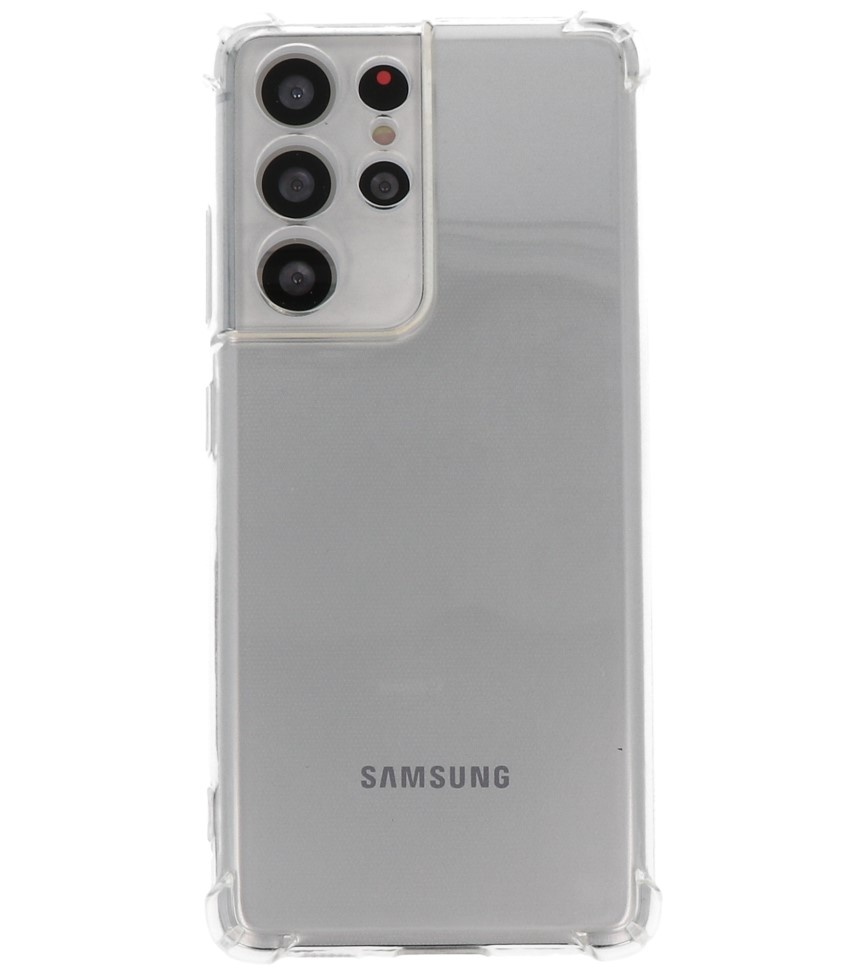 Shockproof TPU Case for Samsung Galaxy S21 Ultra Transparent