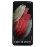 Funda de TPU a prueba de golpes para Samsung Galaxy S21 Ultra transparente