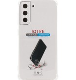 Stødsikker TPU-cover til Samsung Galaxy S21 FE Transparent