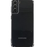 Funda de TPU a prueba de golpes para Samsung Galaxy S22 Plus transparente