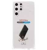Funda de TPU a prueba de golpes para Samsung Galaxy S22 Ultra transparente