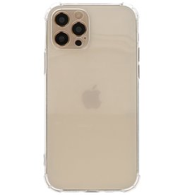 Coque en TPU antichoc pour iPhone 12 Pro Transparent