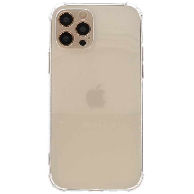 Schokbestendig TPU hoesje voor iPhone 12 Pro Transparant