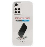 Custodia in TPU antiurto per Redmi Note 11 Pro - Plus 5G trasparente