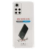 Funda de TPU a prueba de golpes para Redmi Note 11 5G Transparente