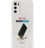 Funda de TPU a prueba de golpes para Oppo A16 transparente